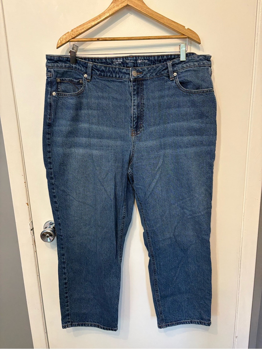 Classic Blue Women's Mom Denim Jeans